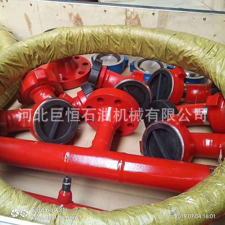 北厂家田高压管接头由壬三通由壬Y型三通三通Y型由壬河A油PI6A标