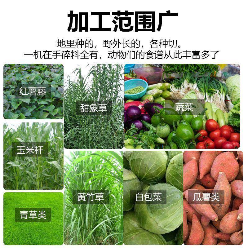 Xdd电草动猪草机切草机青粉碎jAXsRepM家用型小铡草机机牛羊养殖