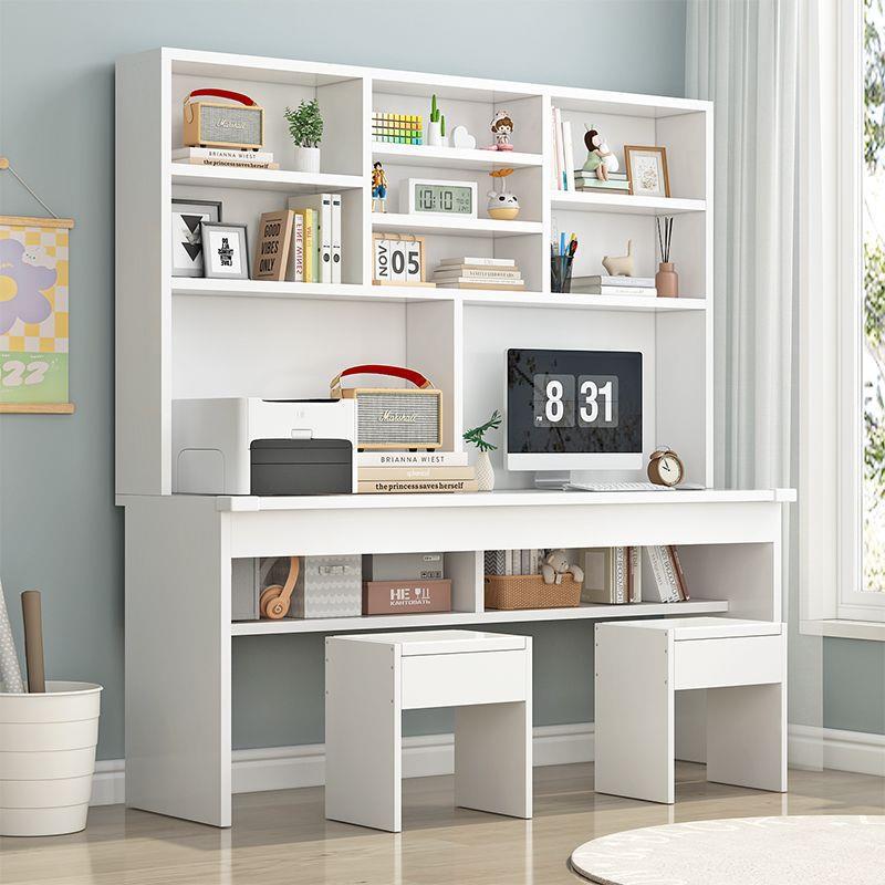 书WSQ10034书架柜组合家用双桌人电脑桌卧台式书简约办公学生室桌