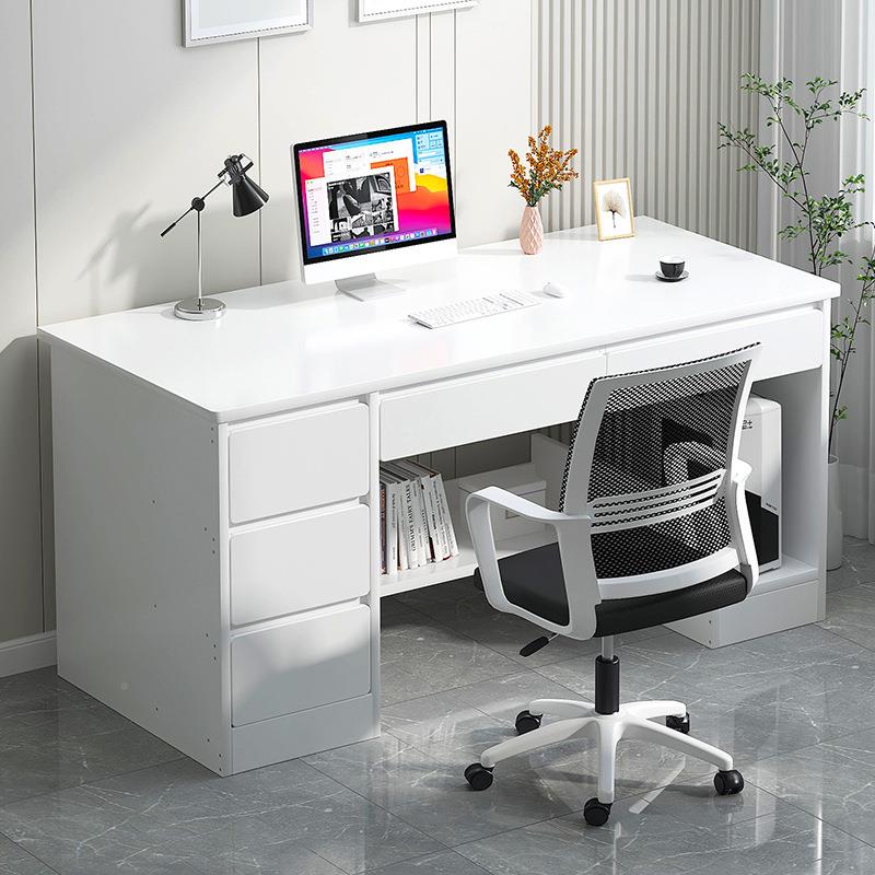 电F76979TT桌台式书桌现简约用办公桌椅工作家台卧脑室学生代写字