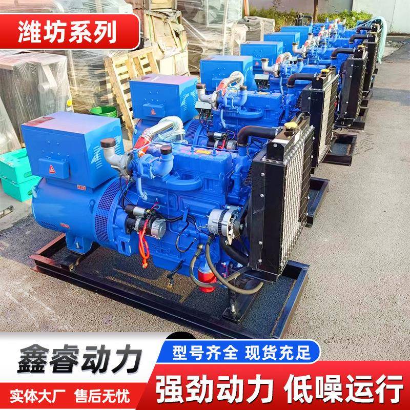40kw发电组静机场音箱式40千瓦潍坊柴油发电组SHN机养殖用噪音小