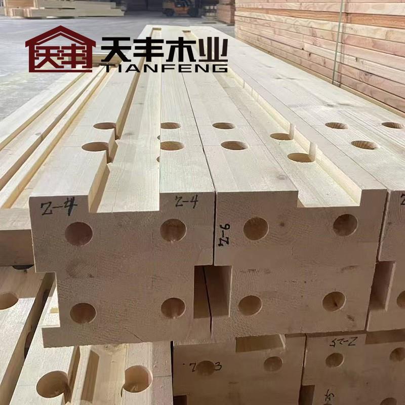 正LT交胶合木松木弧形胶木合梁花旗松樟子松C胶合木方胶合木厂家