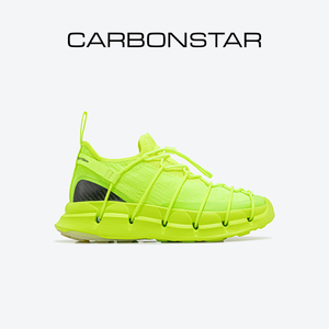 CARBONSTAR碳星跑步鞋女厚底支撑缓震时尚运动男透气网面鞋 Skin