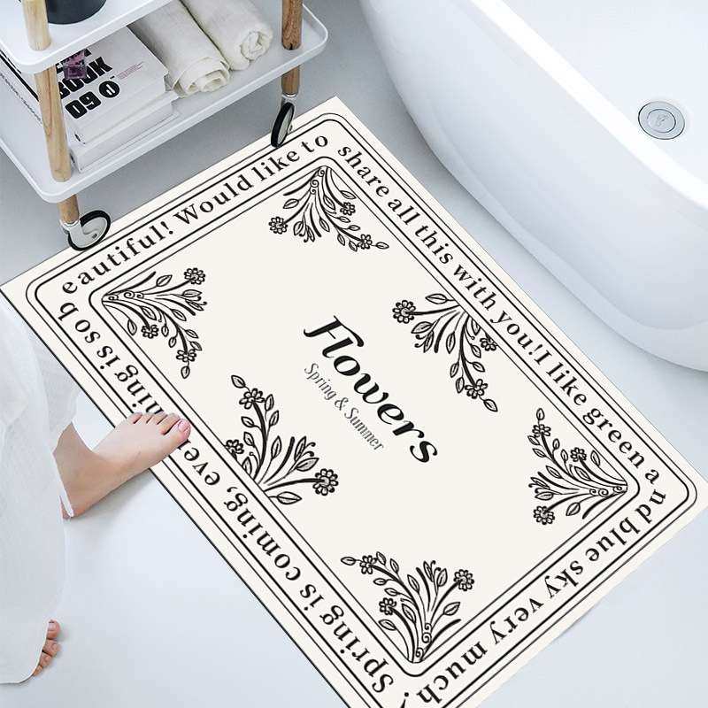 软硅藻泥吸水垫卫生间地垫浴室厕所门口脚垫门垫防滑垫吸水速干,家庭/个人清洁工具,地垫,淘宝优惠券,粉丝福利购,淘宝优惠卷