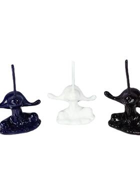 现代简约长鼻子抽象人物样板房客厅玄关电视柜摆件个性人物装饰品