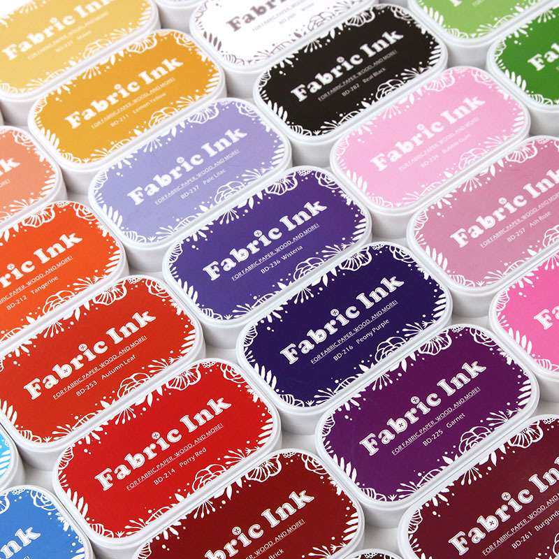 手帐DIY装饰印泥BD35色彩色印泥盒染卡印章布用橡皮章耐水印台,文具电教/文化用品/商务用品,可爱印泥,淘宝优惠券,粉丝福利购,淘宝优惠卷