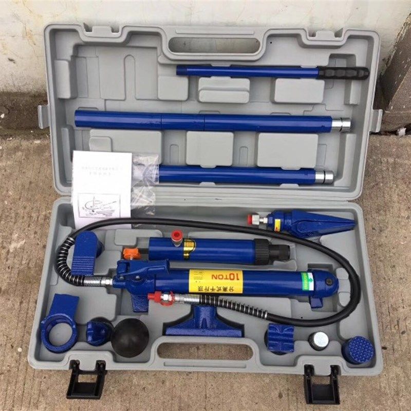 速发装车钣金专用分离式千斤顶 4T10压20T钣金液T分离顶套汽 配件