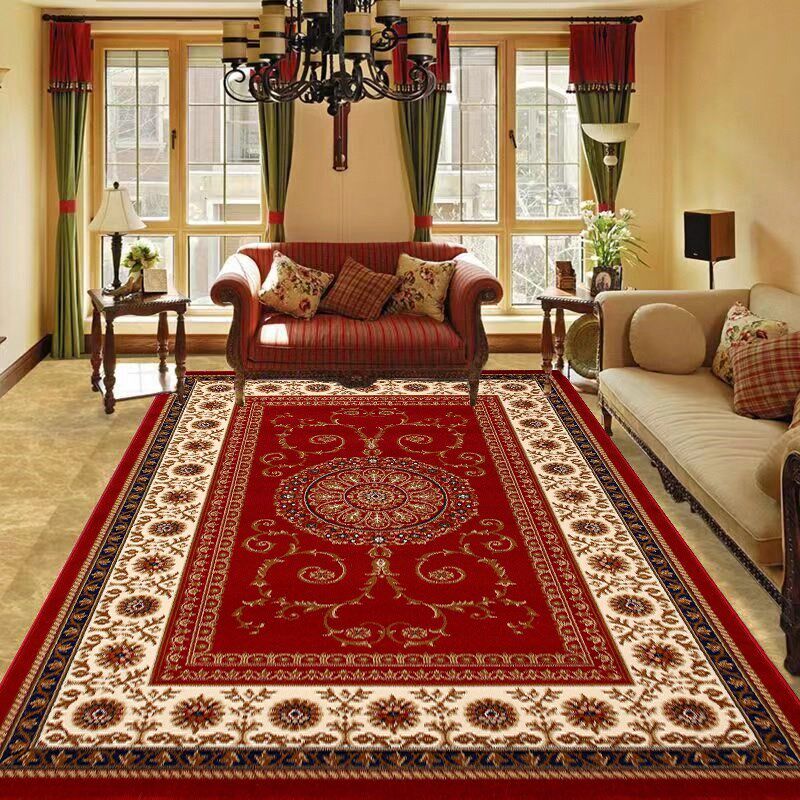 速发客厅地毯2025新款高级沙发茶几垫中式复古欧美风书房卧室床边