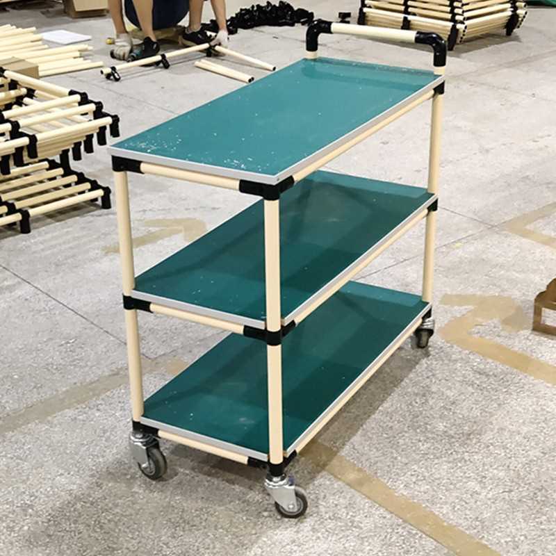 速发层档防静电周转车物料架多功能手推车工作台实验桌操作台多高