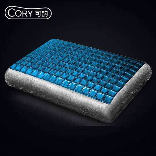 可韵（CORY）凝胶枕头慢回弹记忆棉枕芯单人颈椎养护专用深睡眠无