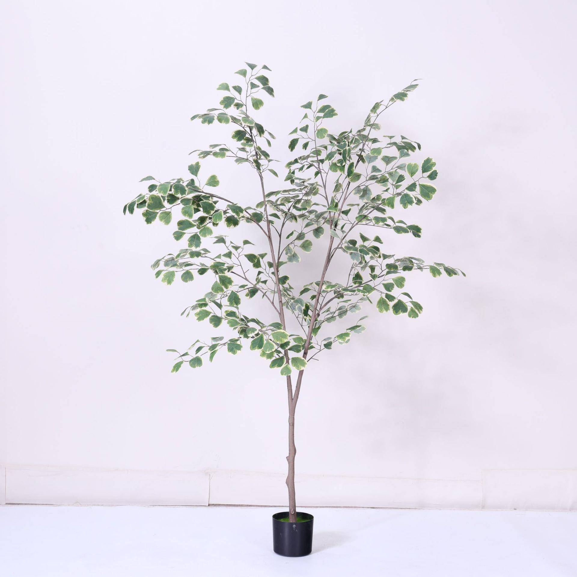 装仿真植三角榕假树盆植栽仿真绿植仿真榕树绿室内客厅落地饰摆件