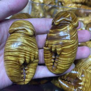 金丝楠木满波钳子手把件艺铭仙苑新款马上有钳挂件送礼佳品