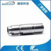 精密连接器 3B2芯3PIN4针5孔公头母头 螺帽型悬空航空头连接器