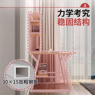 书桌书架一体学生学习写字桌子卧室家用台式电脑桌成人简易初中生