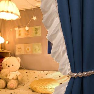 新款学生宿舍上下铺加厚加密遮光蚊帐防蚊虫帘子纯色浪漫花边床帘