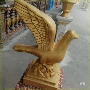 水泥栏杆转角柱柱帽模具小圆球孔雀小房子小对狮鸽子水泥模具