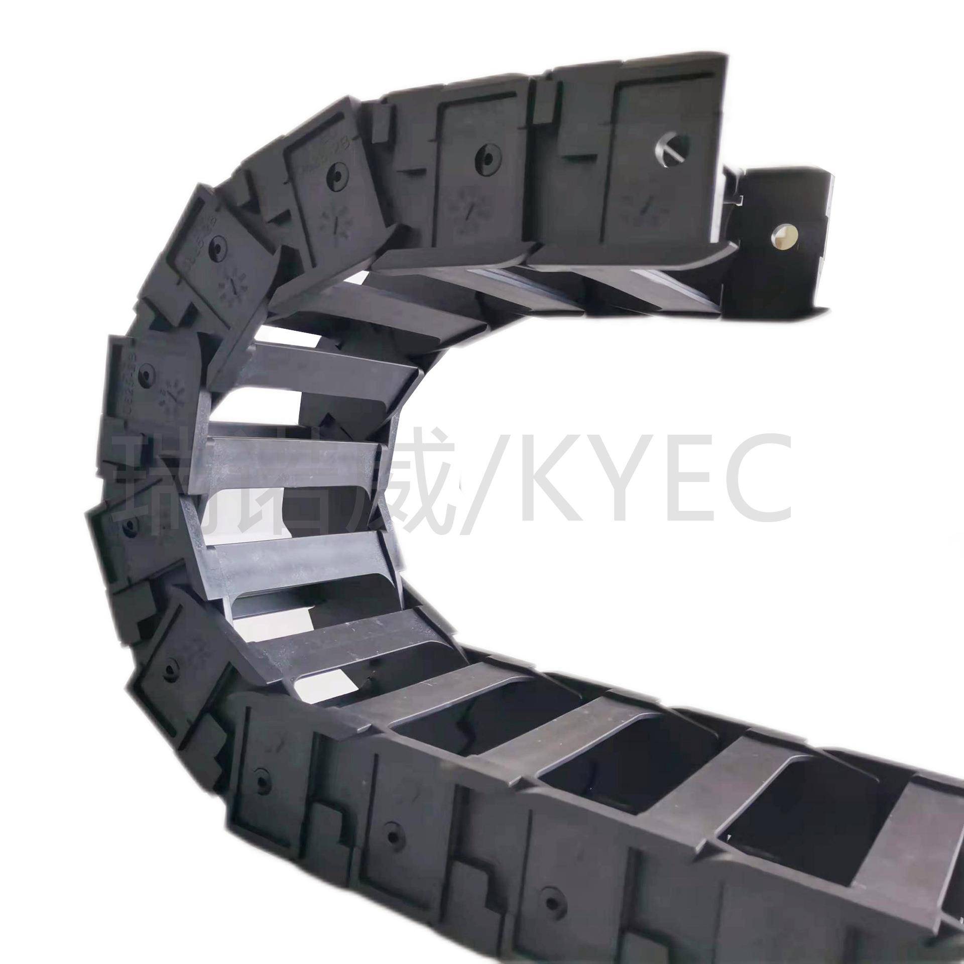 坤溢KEC保护Y链025-055-1B06PIS2-1B2B机料床尼龙塑拖链