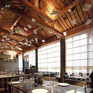 大型酒店大堂创意吊灯瓦片书页书本空中吊饰艺术装饰刻字诗经文字