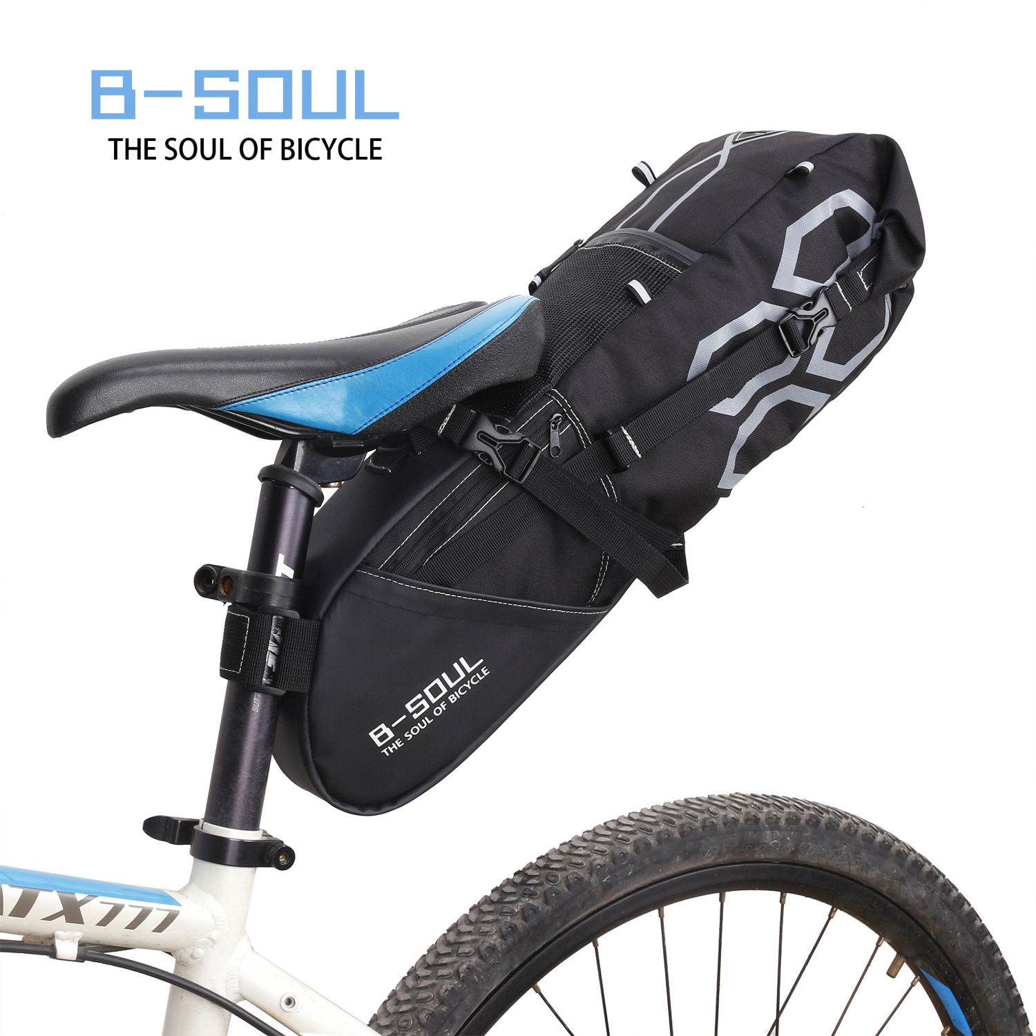 B-SOUL防水大容量自行车尾包