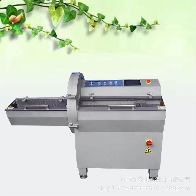 大型鲜肉冻肉切片机商用肥牛羊排骨切肉片机不锈钢全自动砍排机