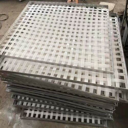 污水处理不锈钢边框PP絮凝网格格J栅 网格填料支持定制