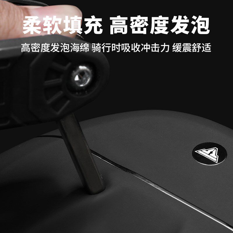 塔斯队长自行车坐垫鞍座舒适减震车座公I路山地车超软座椅骑行配 - 实物图