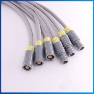 兼容lemo雷莫FGG航空插头FischDer推拉自锁圆形连接器数据线束定