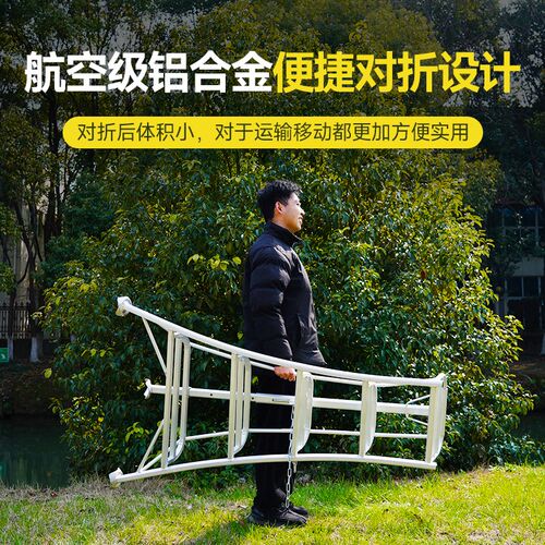园林三角梯铝合金果园采摘绿化树枝修剪人字梯水果采W摘梯三脚梯