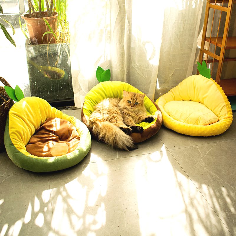 乐优派猫窝四季通用狗狗窝 可拆卸宠物水果窝高颜值ins款猫咪沙发