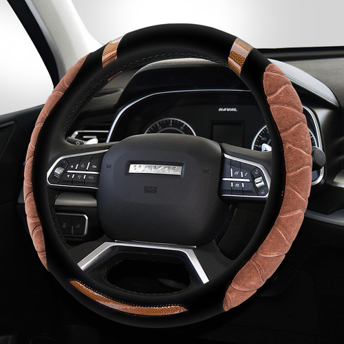 哈弗H6 H4 H2 F5H1H5H7H8H9哈佛M6H长城M4C30 F7x毛绒方向盘套冬