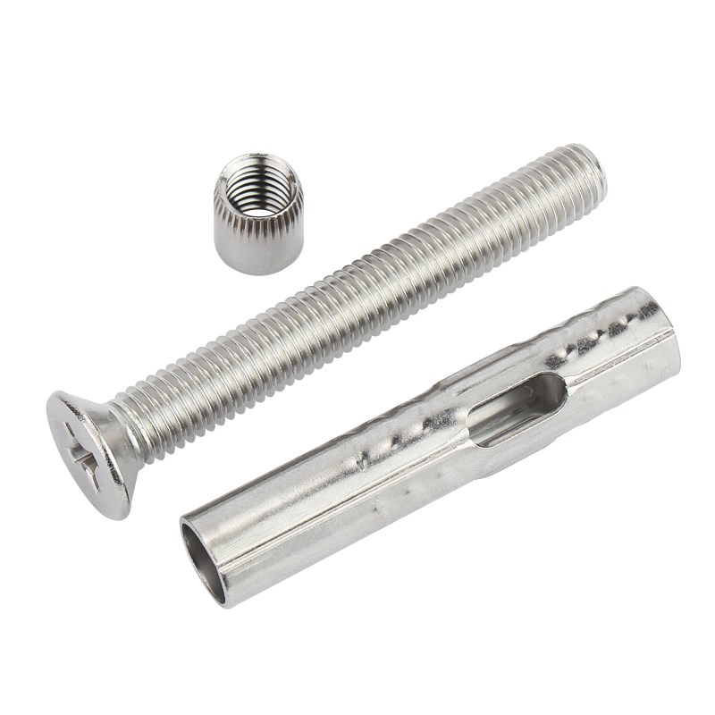 整合304/201不锈钢十z字沉头内膨胀螺丝平头内置拉爆内爆螺栓