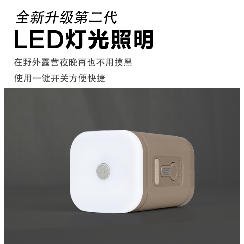 带灯户外USB锂电充电款充气泵迷你F便携旅行充气床垫蓄电泵游泳圈