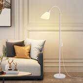 落地灯客厅沙f发旁立式 灯具北欧极简卧室床头氛围灯阅读灯落地台