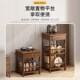 茶水柜茶边柜置物架家用茶叶柜办公室茶桌茶台边茶具收Y纳储物架