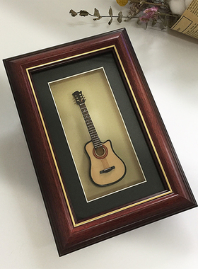 迷你小提琴摆件桌面n吉他礼物装饰品家居酒柜工艺品乐器大提琴相