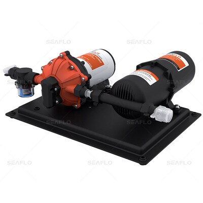 房车水泵 seaflo游艇稳压供水系统12v24v增压大V流量自吸泵隔膜泵