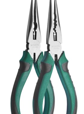 石达工具尖嘴e钳电工日式多功能带弹簧6寸70121A 70123A 70124A