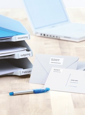 HERMA徳国豪玛4461 A4-100张不干胶打印标签纸52.5x2Z9.7mm