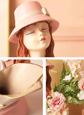 轻奢客厅装饰品女孩摆件家居饰品玄关书柜L书房乔迁新居礼品送朋