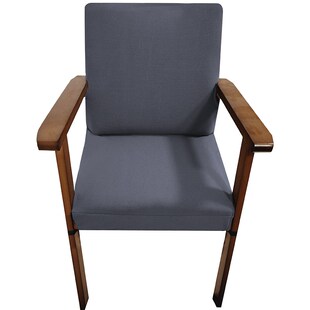 实木椅子靠背椅套带扶手单人沙发椅麻将椅子套通用U弹力餐椅座套