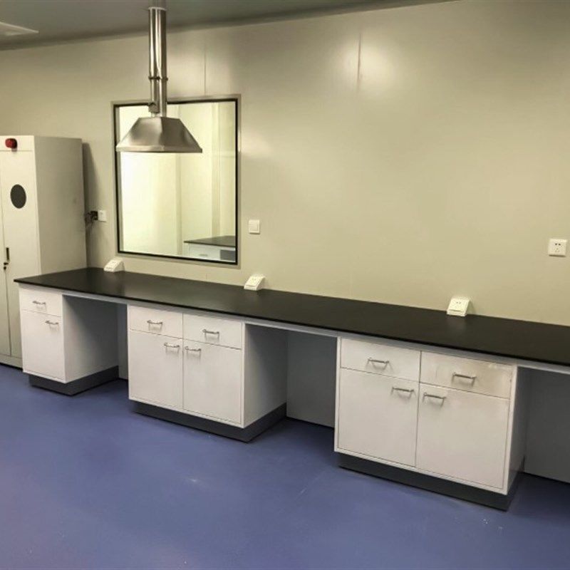 全钢实验台 实验室工作台试验操作台E 试剂架边台化学实验桌化验