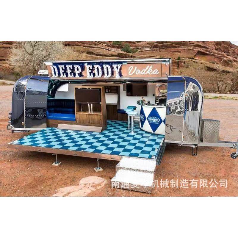 厂家直供新款拖挂式房车户外旅游露营车自驾游旅居车不锈钢制作