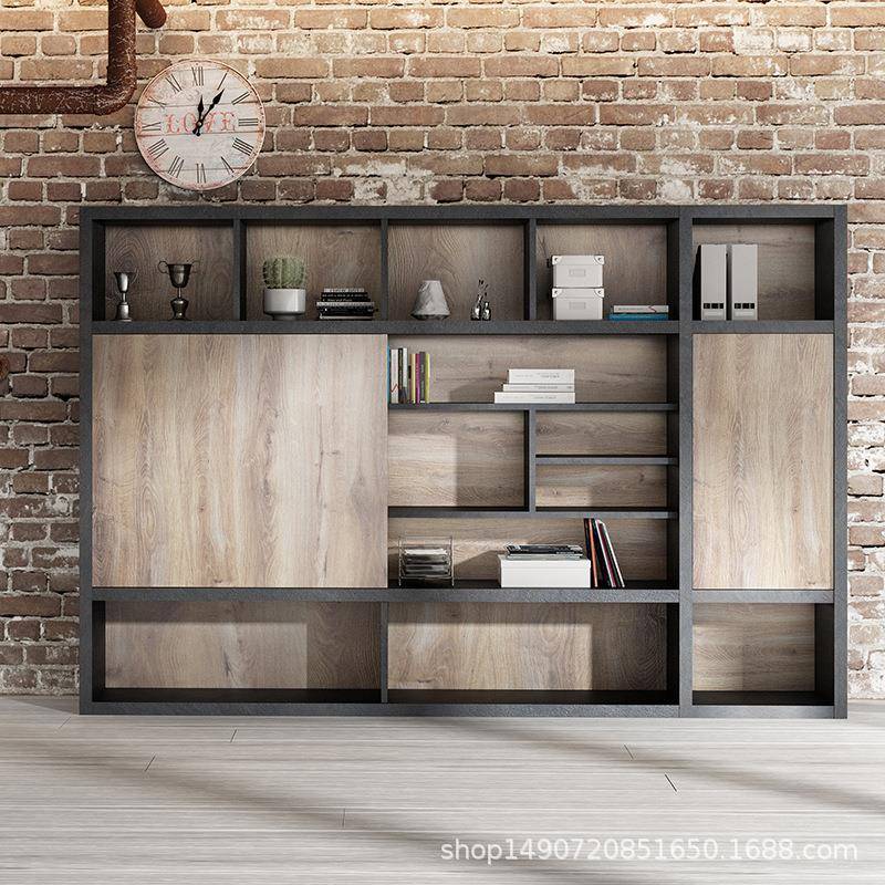 书柜子储物柜办公室文件柜资料柜档案柜公司背景柜办公家具收纳柜