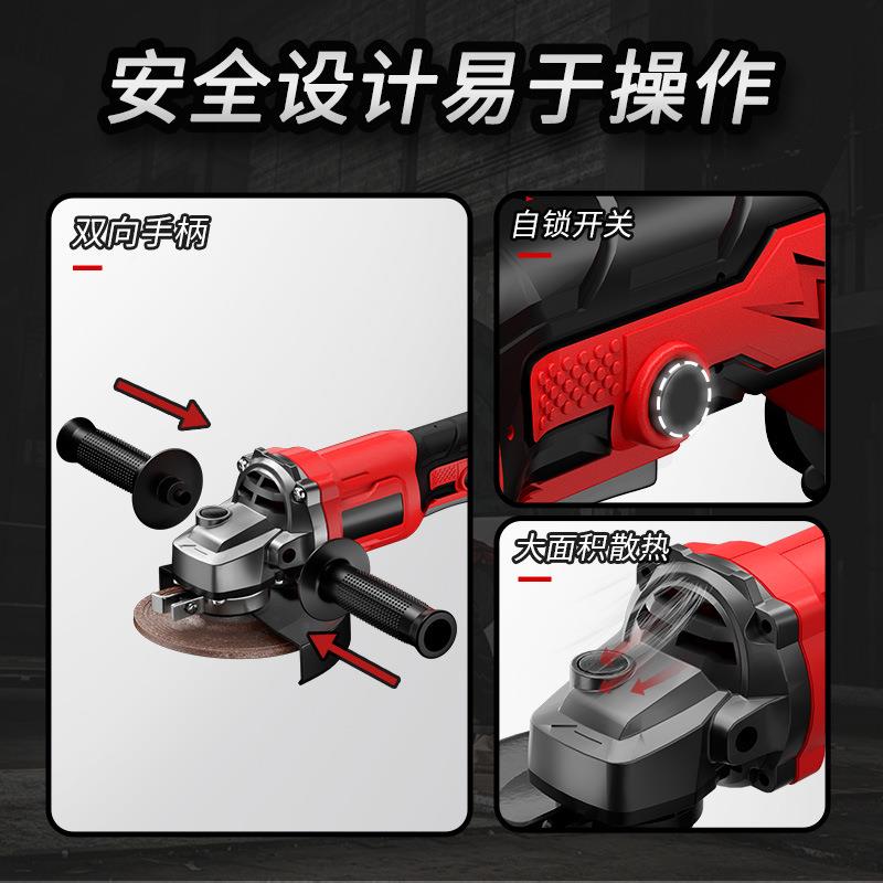跨境无刷角磨机电充光式功能无线打磨机家多用抛大功率外贸角SPQ