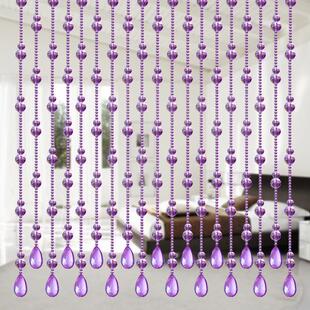 水晶珠葫芦隔断门帘玄关帘客厅卧室生卫间厕所成挂GOF品拱形帘免