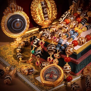 《老兵珠宝》藏式天珠吊坠真品项链配件DIY男女款配饰直播专拍15