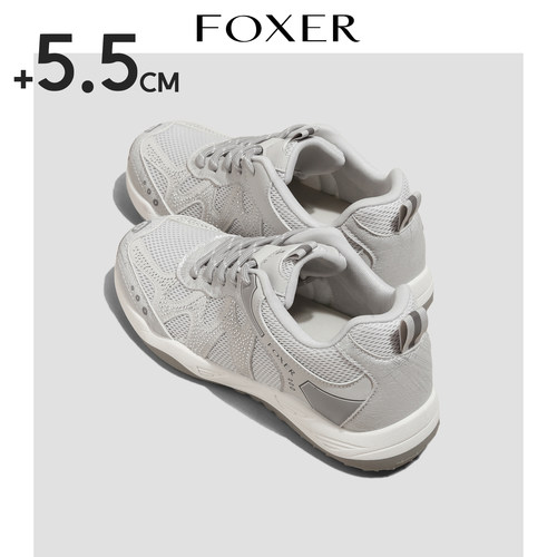 FOXER厚底德训鞋女款软底内增高