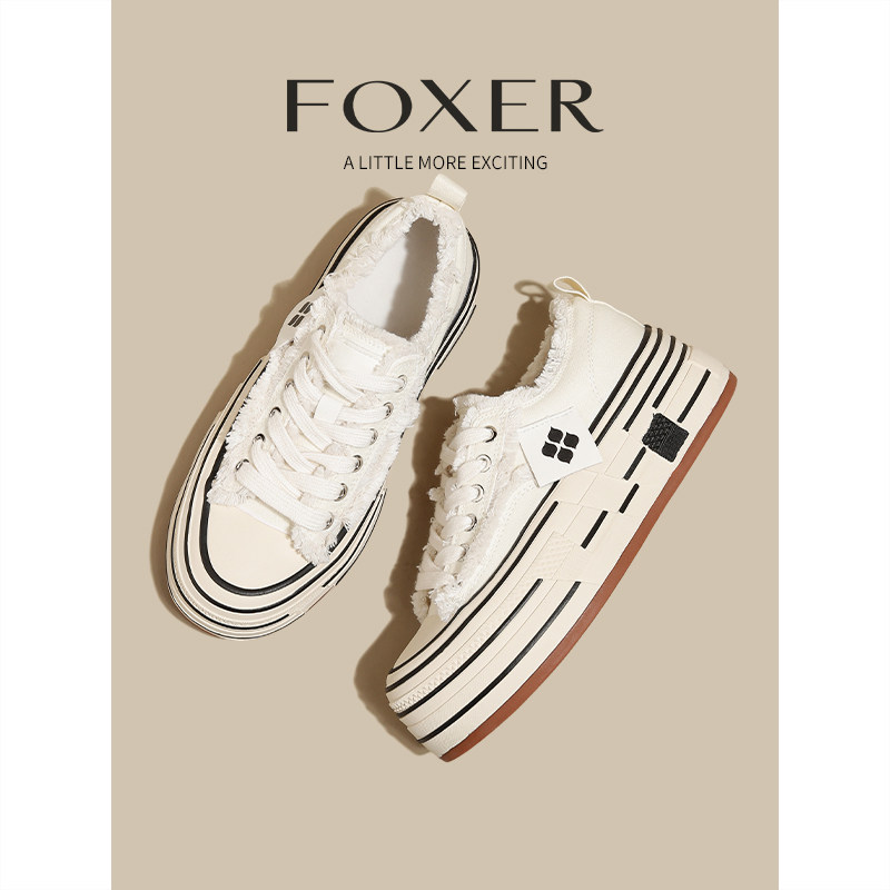 厚底帆布鞋女款2025新款夏季通勤百搭松糕小白鞋轻便透气休闲板鞋