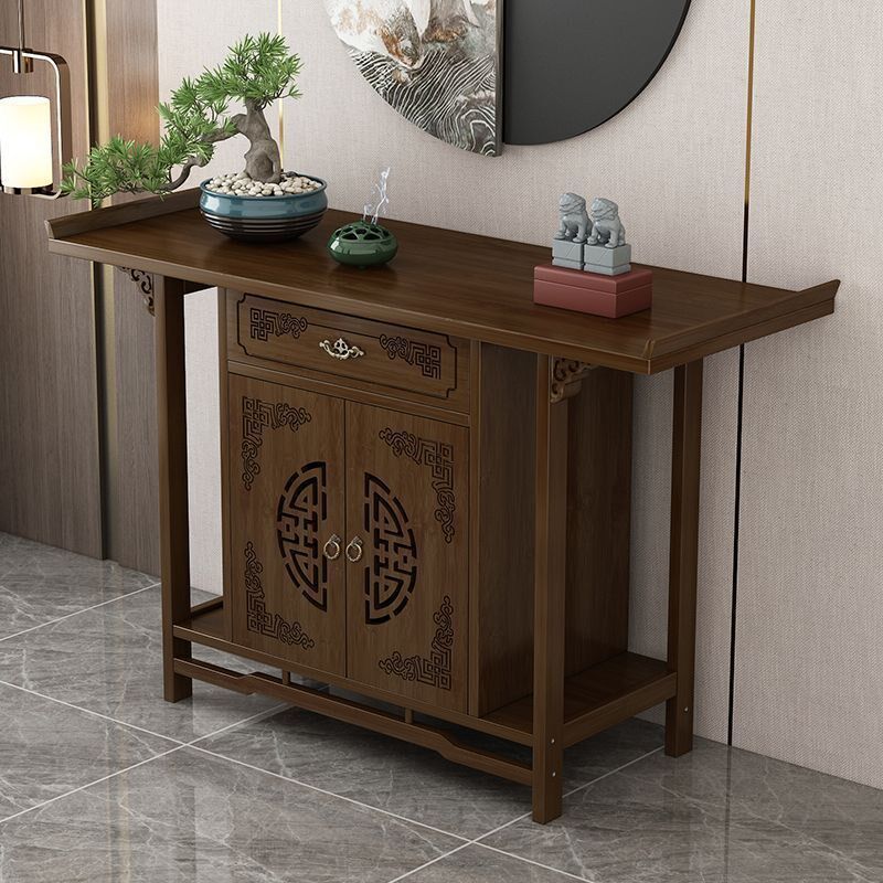 速发新中式供玄香案玄关台家用玄关桌台景端桌关柜中堂桌香火桌供