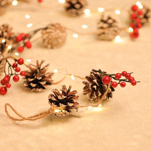 速发创年节装饰品铺件新意灯串店挂橱窗暖灯挂饰场景布置装扮彩灯